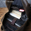 Leather backpack for men genuine leather