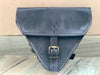 Leather Pannier Bags for Motorcycle with Buckle Straps