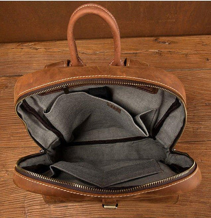 Genuine Leather Backpack for Men