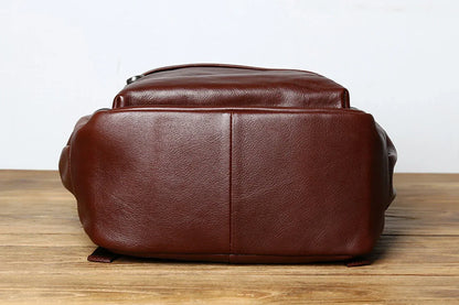 leather backpack for men mens leather laptop backpack