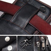 genuine cowhide leather phone holster crossbody bag