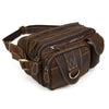 Leather Waist Bag for Men Full Grain Genuine Leather Belt Bag