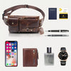 Leather Belt Bag for Men Genuine Leather Waist Chest Bag