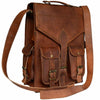 Leather Business Backpack Genuine Work Laptop Bag