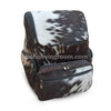 cowhide backpack purse genuine leather