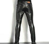 Men Leather Pant Trousers for Biker