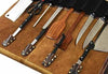 Genuine Leather Kitchen Knife Roll Bag for Chefs Storage Bag