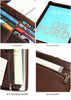 Leather Laptop Portfolio in Crazy Horse Cowhide Business Organizer