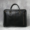 Handmade leather messenger bag for men