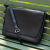Leather Messenger Bag For Men Adjustable Strap Laptop Work Bag