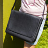 Leather Messenger Bag For Men Adjustable Strap Laptop Work Bag