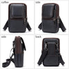 genuine cowhide leather phone holster crossbody bag