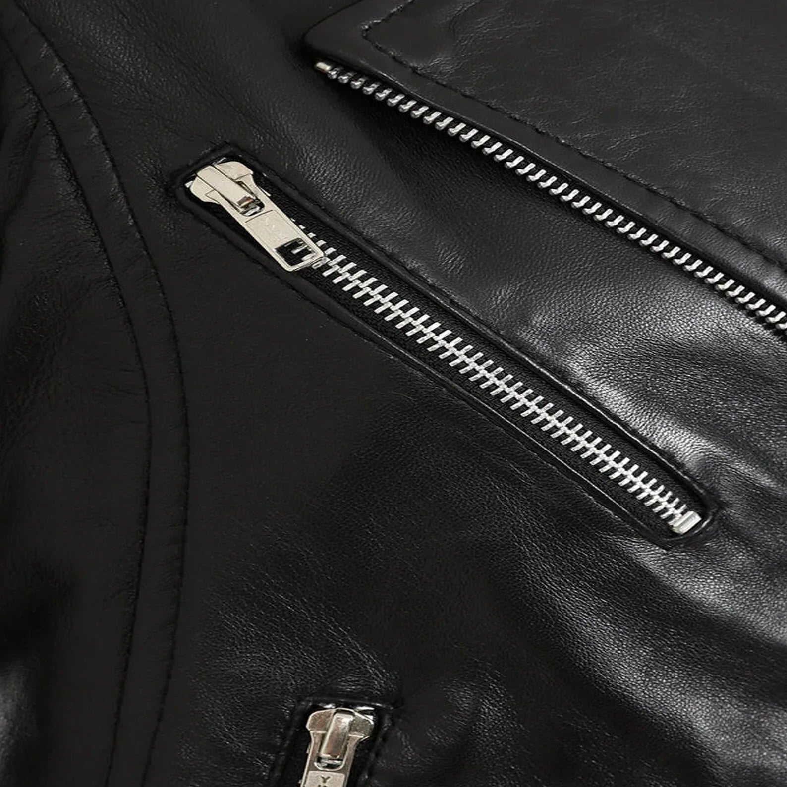 Women Leather Moto Jacket Biker Jacket