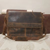 Leather Messenger Bag for Men 15 Inch Laptop