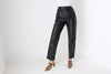 Genuine Leather Women High Waist Pants