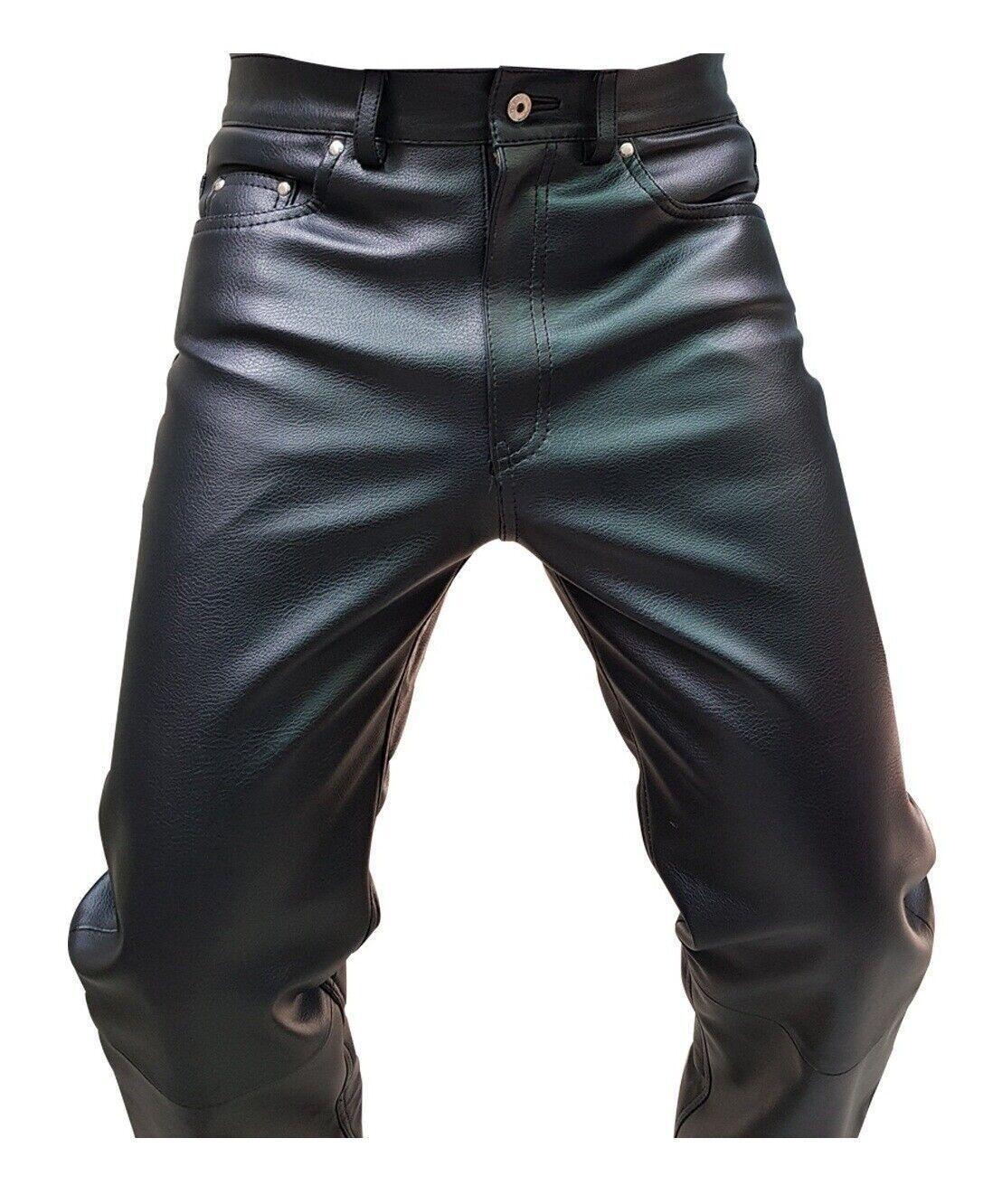 Premium Leather Skin Fit Pant