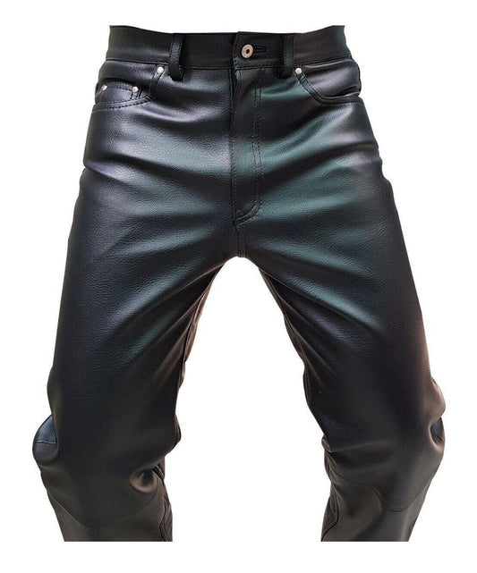 Premium Leather Skin Fit Pant