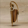 Leather Phone Belt Pouch with Key Ring and Belt Loop