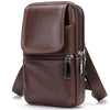 genuine cowhide leather phone holster crossbody bag Style 2