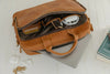Genuine Leather Satchel Bag For Men Laptop Work Messenger Bag