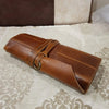 Leather Roll tool Storage bag