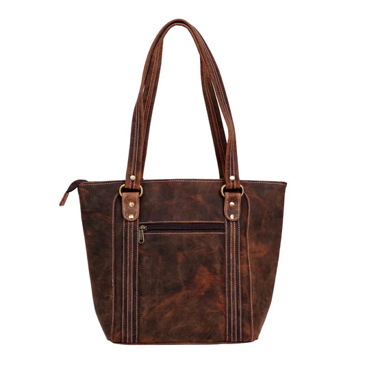 Leather Tote Bag With Zipper Large Work Tote Bag
