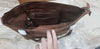 Leather Tote Bag with Zipper for Women Daily Carry