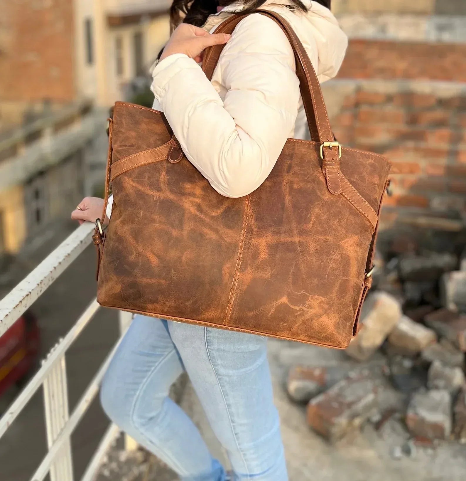 Large Leather Tote Bags For Women