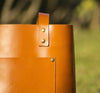 Leather Tote Bag With Compartments For Work Women
