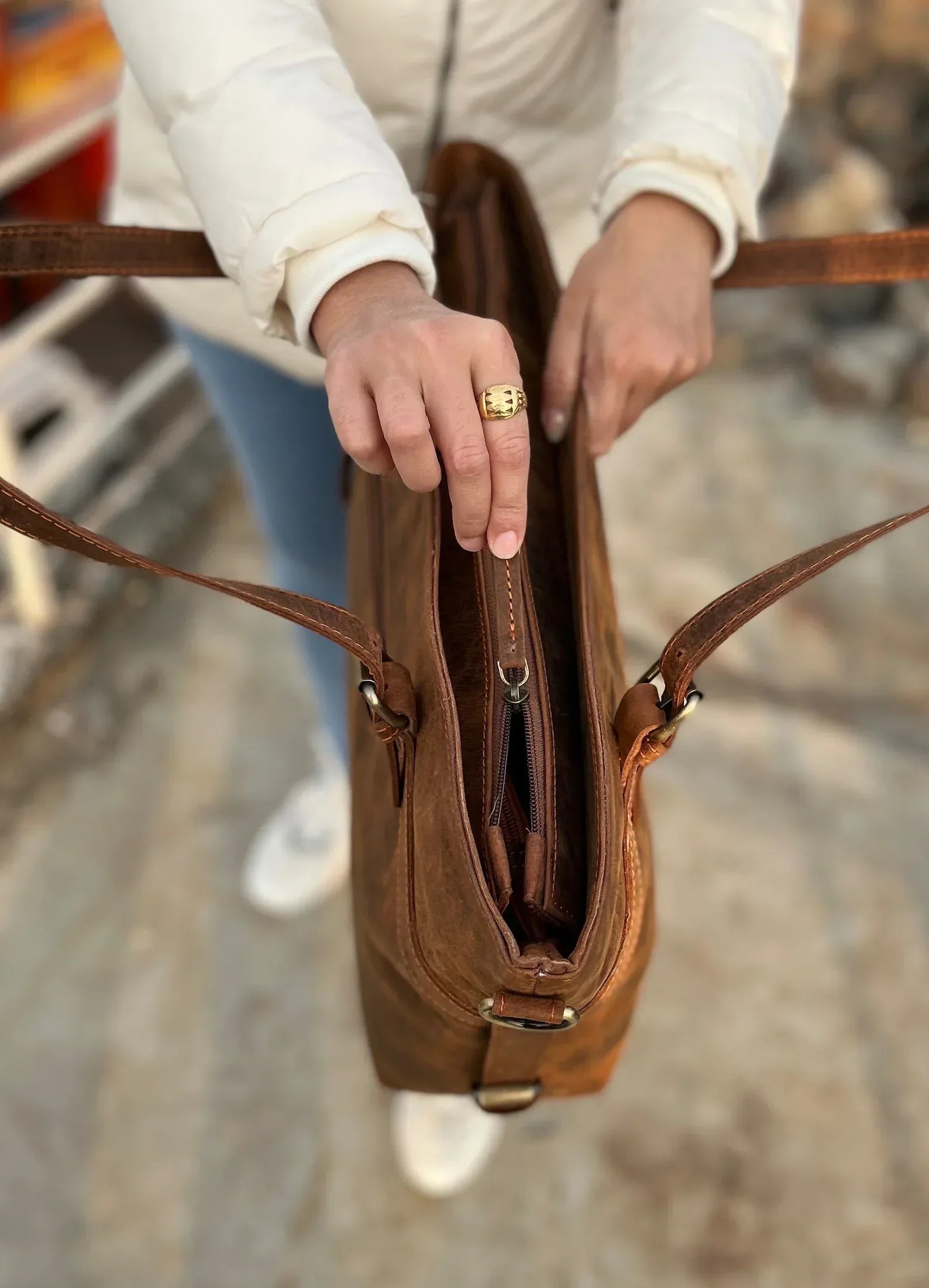 Large Leather Tote Bags For Women