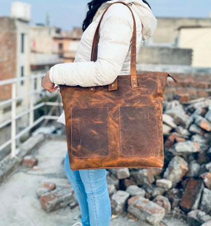 Large Leather Tote Bags For Women Everyday Bag