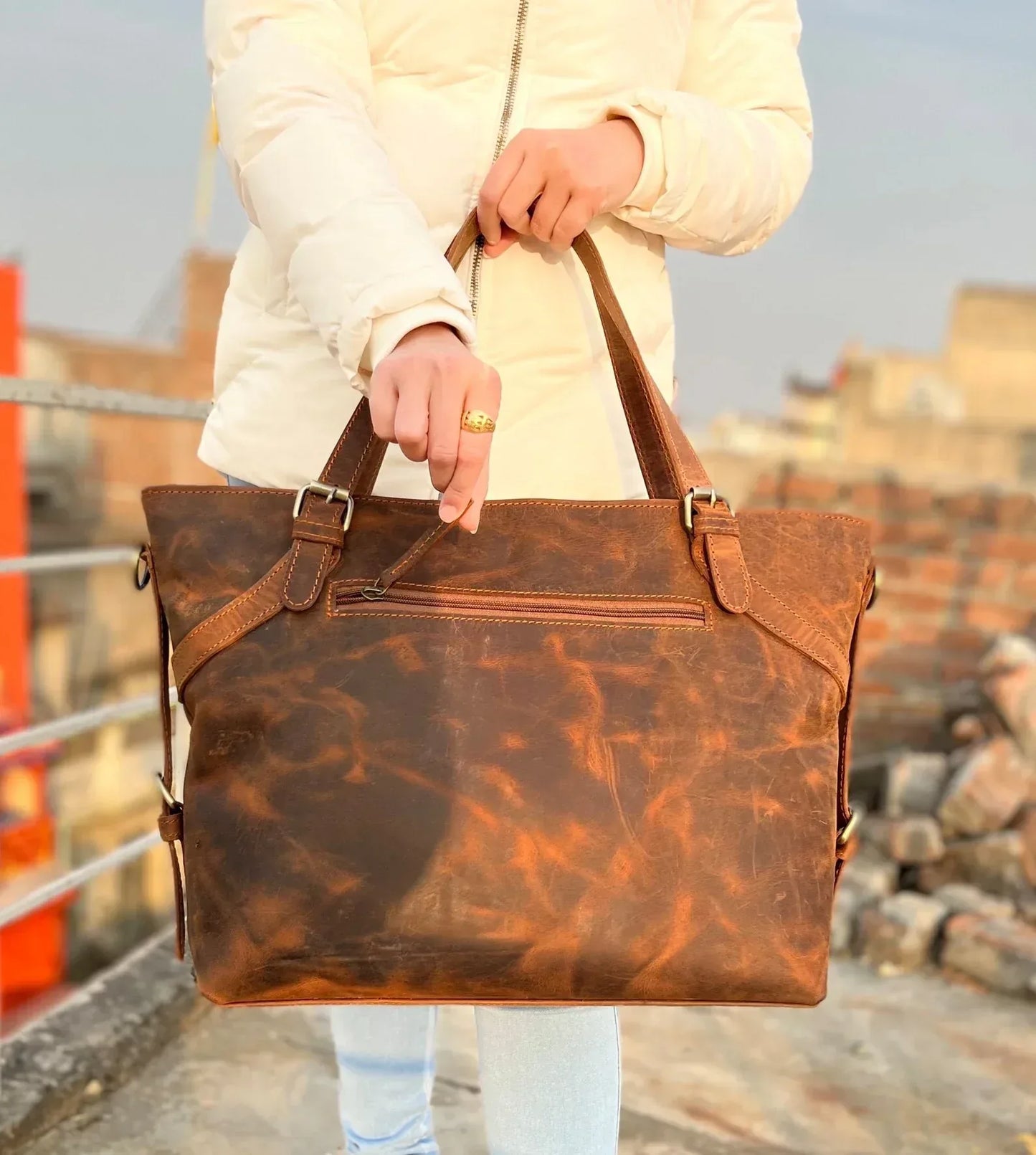Large Leather Tote Bags For Women