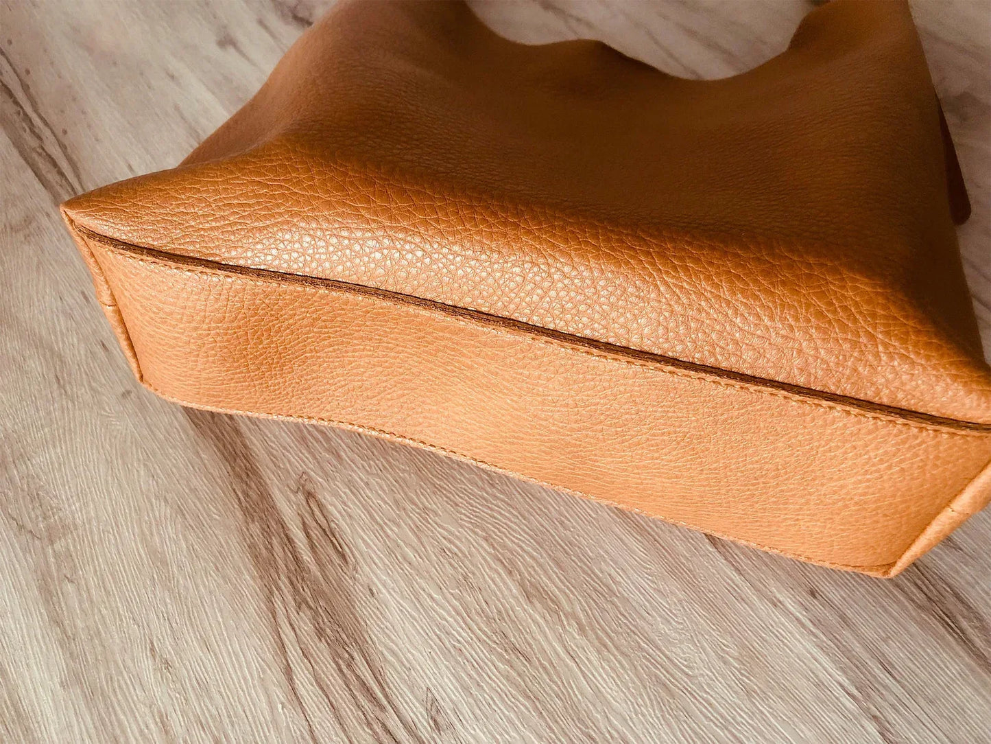 Soft Leather Tote Bag Lightweight Roomy Leather Tote