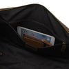 Leather Duffle Bag With Wheels Dark Brown Rolling Travel Bag