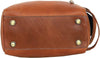 Genuine leather travel organizer men dopp kit