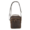 Mens Genuine leather messenger bag crossbody
