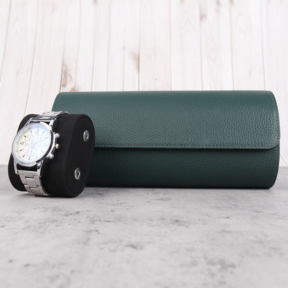 leather watch case travel roll organizer box