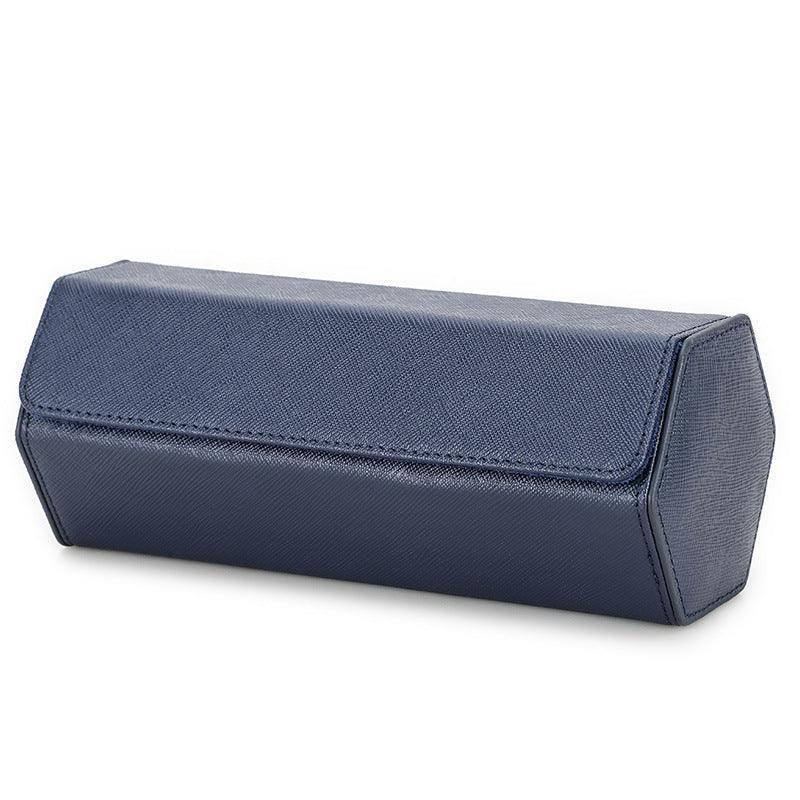 3 Slot Leather Watch Roll Travel Case 2