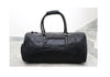 Leather Weekender Bag for Men with Shoe Compartment and Shoulder Strap