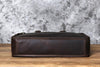 Handmade leather messenger bag for men
