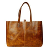 Leather Work Tote for Women Laptop Carry Bag
