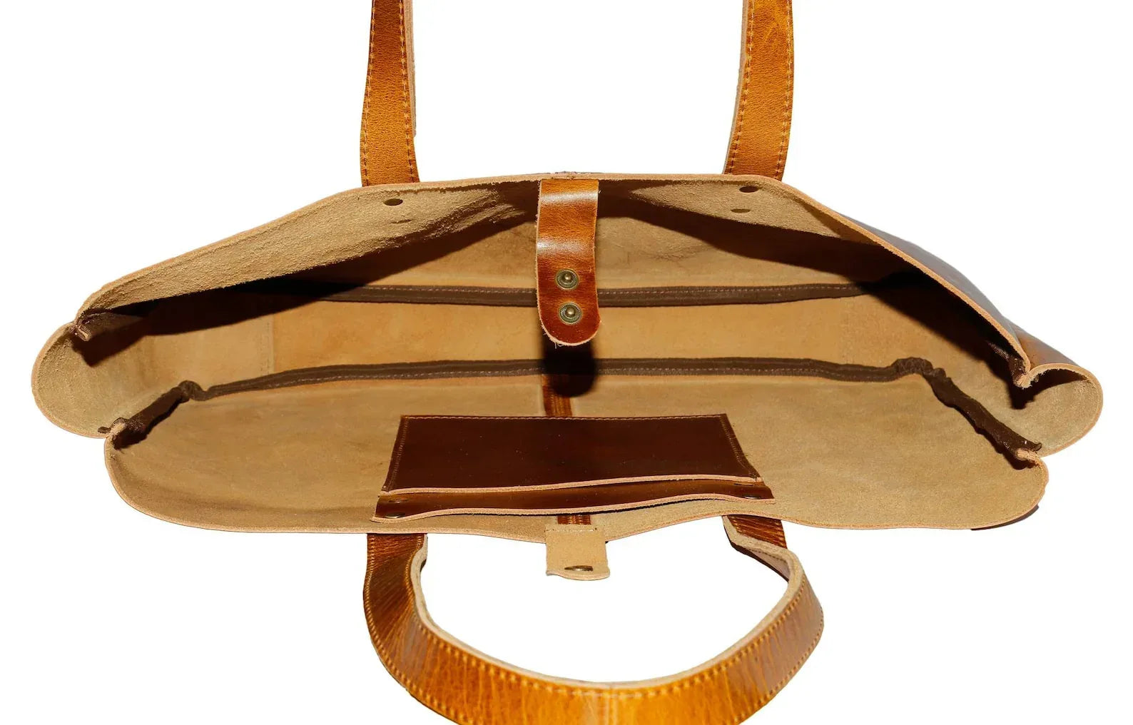 Leather Work Tote for Women Laptop Carry Bag
