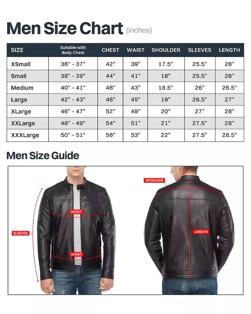 lightweight leather shirt jacket mens