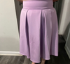 High Waisted Flare Pleated Skirt