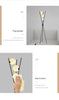 Nordic tripod moon globe floor lamp warm ambient lighting