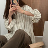 oversized drop shoulder shirt women