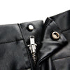 Genuine Leather Shorts Women Loose Wide Leg Cropped
