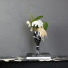 Black and White Marble Vase for Living Room Decor
