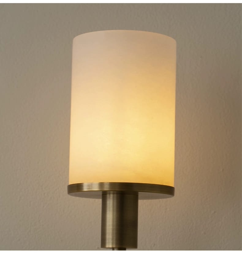 Natural Marble Wall Lamp Modern Brass Wall Light