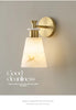 Modern Brass Cloud Stone Wall Lamp Spanish Marble Wall Light